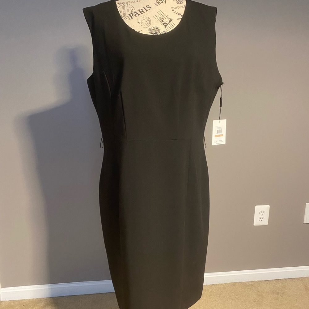 2/$35 NWT CK Black Sheath Dress - Size 12